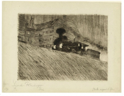 Lyonel Feininger, “The Locomotive”, 1906.
