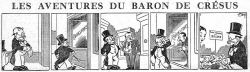 Strip Le Baron de Crésus dans Le Matin 19 novembre 1940