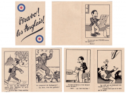 "Bravo les Anglais", fascicule anti-anglais par Daix, c. 1942