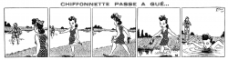 Chiffonnette, strip par Daix, paru dans Paris-Soir, 1940