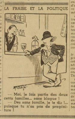 La Fraise, Paris-midi, 25 avril 1936