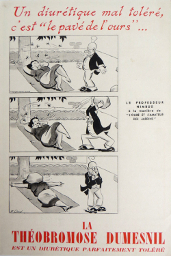 Publicité pour la Theobromosedes laboratoires Dumesnil