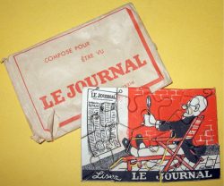 Puzzle publicitaire pour Le Journal