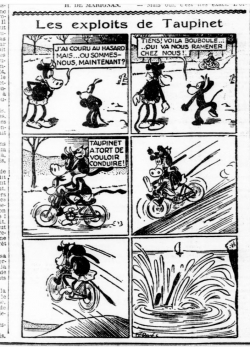 "Taupinet", Le Petit Courrier (Anger), 21 février 1935