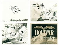 Photogrammes du dessin animé "Bolivar el Libertador"